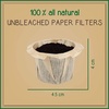 image:image300 Paper Coffee SingleUse Filters Brown AllNatural amp Unbleached for Keurig Brewers and Compatible with KCup Pods 10 amp 20 Models Disposable filters600 Coffee Filter