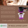 image:imageCoffee Scoop Funnel for KCups Reusable Coffee Spoon Accessories for Keurig Brewers amp Other Refillable Capsules Dark Black