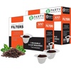 image:imagePARTY BARGAINS 300 Compact Disposable Coffee Filter Liners  Compatible with Keurig Brewers amp KCup Reusable Pods SingleServe Paper FiltersCompact White