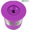 image:imageParty Bargains 4 Reusable KCups Filter  for Keurig 20 Brewers EcoFriendly Universal Fit Refillable Single Cup Coffee Filters Stainless steel Mesh Filter Purple