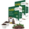 image:imagePARTY BARGAINS 300 Compact Disposable Coffee Filter Liners  Compatible with Keurig Brewers amp KCup Reusable Pods SingleServe Paper FiltersWhite Classic