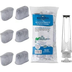 image:imageWater Filter Starter Kit  6 Replacement Charcoal Filters with Filter Holder  Compatible with Keurig 20 Coffee Brewers