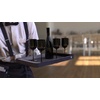 image:imagePARTY BARGAINS 12 oz Disposable Plastic Wine Goblets ShatterResistant BPAFree Stemmed Wine Cups for Weddings Events amp Outdoor Entertaining Black 5 PackBlack