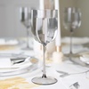 image:imagePARTY BARGAINS 12 oz Disposable Plastic Wine Goblets ShatterResistant BPAFree Stemmed Wine Cups for Weddings Events amp Outdoor Entertaining Grey 5 Pack
