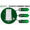 image:imagePARTY BARGAINS 40 x 20 Inch Disposable Clear Garment Bags 100 Pack  HeavyDuty Plastic Clothes Covers for Suits Dresses Coats Closet amp Travel