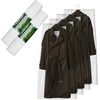 image:imagePARTY BARGAINS 60 x 20 Inch Disposable Clear Garment Bags 100 Pack  HeavyDuty Plastic Clothes Covers for Suits Dresses Coats Closet amp Travel