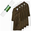 image:imagePARTY BARGAINS 60 x 20 Inch Disposable Clear Garment Bags 50 Pack  HeavyDuty Plastic Clothes Covers for Suits Dresses Coats Closet amp Travel
