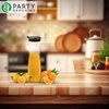 image:imagePARTY BARGAINS 33 oz Round Plastic Carafe Black FlipTab Lid Clear 3 Pack