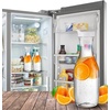 image:imagePARTY BARGAINS 50 oz Plastic Carafe with White FlipTab Lid Clear  1 Pack HeavyDuty SpillResistant Pitchers for Iced Tea Juice Cold Beverages Powdered Drinks Mimosa BarWhite Cap