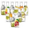 image:imagePARTY BARGAINS 50 oz Plastic Carafe with White FlipTab Lid Clear  1 Pack HeavyDuty SpillResistant Pitchers for Iced Tea Juice Cold Beverages Powdered Drinks Mimosa BarWhite Cap