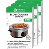 image:imagePARTY BARGAINS Slow Cooker Liners Extra Large 30 Pack Fits 78 Quart CrockPots 21 x 4 x 13 Inches 4 Wide Gusset HeavyDuty MultiUse Cooking Bags Oven amp Sous Vide Safe