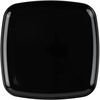 image:imagePARTY BARGAINS Plastic Serving Tray 8 Pack 14 Round White Gold Rim Serving Platter Disposable Food Tray for Snacks Appetizers Charcuterie Weddings BuffetsBlack
