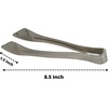 image:imagePARTY BARGAINS 85 Inches Plastic Serving Tongs 12 Pack Premium Quality amp HeavyDuty Silver Plastic Tongs for BBQ Salads Grilling Buffets amp Kitchen