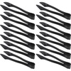 image:imagePARTY BARGAINS 85 Black Plastic Serving Tongs 12Pack  HeavyDuty Disposable amp Reusable Kitchen Tongs for Parties BBQ Buffet Salad Appetizers Catering
