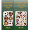 image:imagePARTY BARGAINS 12Cup Aluminum MiniMuffin Pans  40 Pack Mini Cupcake Pans Disposable MiniMuffin Tin for Baking Max 240C