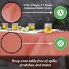 image:imagePARTY BARGAINS 10 Disposable Table Covers  54 X 108 Red Table Cover 3 Ply Paper amp Plastic Tablecloth