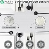 image:imagePARTY BARGAINS 40 Disposable Table Covers  54 X 108 3 Ply Paper amp Plastic White Table Cover