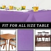image:imagePARTY BARGAINS 5 Disposable Table Covers  54 X 108 Purple Table Cover 3 Ply Paper amp Plastic Tablecloth