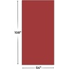 image:imagePARTY BARGAINS 5 Disposable Table Covers  54 X 108 Red Table Cover 3 Ply Paper amp Plastic Tablecloth