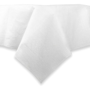 image:imagePARTY BARGAINS 5 Disposable Table Covers  54 X 108 3 Ply Paper amp Plastic White Table Cover