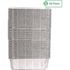 image:imagePARTY BARGAINS 2 lb Loaf Pans Disposable Aluminum Bread Tins 50 Pack  HeavyDuty OvenSafe Bakeware Max 240C for Bread Loaf Meatloaf Cakes Parties amp Events