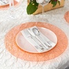 image:imageParty Bargains Disposable ClothLike Guest Towels 100 Pack 13 x 16 White with Silver Print Soft Paper Hand Towels for Weddings Cocktail Parties and Decorative Fold Dinner Napkins