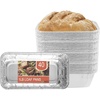 image:imagePARTY BARGAINS 1 lb Loaf Pans Disposable Aluminum Bread Tins 40 Pack  HeavyDuty OvenSafe Bakeware Max 240C for Bread Loaf Meatloaf Cakes Parties amp Events