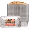 image:imagePARTY BARGAINS 2 Lb Aluminum Loaf Pan  40 Pack 85 x 45 x 25 Heavy Duty Disposable Bread Pans for Perfect for Baking Lasagna Meatloaf amp Food Serving Max 240C