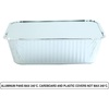 image:imagePARTY BARGAINS 5 Lb Aluminum Foil Pans with Lids  50 Count Set with Board Lids 9 x 7 Inches Oblong Pan Food Container for Hot and Cold Use Max 240C5LB Pan
