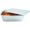 image:imagePARTY BARGAINS 5 Lb Aluminum Foil Pans with Lids  50 Count Set with Board Lids 9 x 7 Inches Oblong Pan Food Container for Hot and Cold Use Max 240CSilver