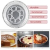 image:imagePARTY BARGAINS 7 Inch Round Disposable Aluminum Pans  100 Pack Lids not included  For Baking Roasting BBQ Perfect for Kitchen Takeout Food Catering Picnic Camping Max 240C