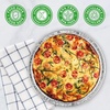 image:imagePARTY BARGAINS 9Inch Round Disposable Aluminum Pans  40 Pack Set with Board Lids  For Baking Roasting BBQ Perfect for Kitchen Takeout Food Catering Picnic Camping Max 240C