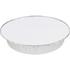 image:imagePARTY BARGAINS 9Inch Round Disposable Aluminum Pans  40 Pack Set with Board Lids  For Baking Roasting BBQ Perfect for Kitchen Takeout Food Catering Picnic Camping Max 240C