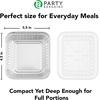 image:imagePARTY BARGAINS Party Bargains Aluminum Oblong Foil Pan Containers and plastic dome lids 1lb Capacity Aluminum Foil TakeOut Pans 800 With Plastic Lids