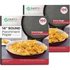 image:imageParty Bargains 12 Round Parchment Paper  200 PreCut Sheets Silicone Coated Baking Paper Ideal for Air Fryers Baking Roasting Cakes and Pizzas