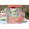 image:imageParty Bargains Paper Straws  Disposable amp Reusable Assorted Rainbow Stripe Drinking Large Straw  Perfect for Juices Shakes Smoothies Party Supplies Arts amp Crafts  150 Pack