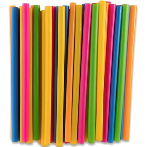 image:imageParty Bargains Smoothie Straws  BPAFree amp Reusable Assorted Bright Colors Drinking Straw  Perfect for Milkshake Boba Juices amp More  Jumbo Pack 100 Counts