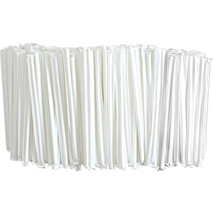 image:imageParty Bargains White Straws  Individual Wrapped Drinking Straw Perfect for Busy Cafeterias and Dining Halls  Standard Size  Pack of 400