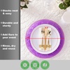 image:imagePARTY BARGAINS 13 Inch Plastic Charger Plates Raindrop Transparent Lavender 8 Pack