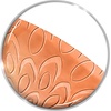 image:imagePARTY BARGAINS 13 Inch Plastic Charger Plates Raindrop Transparent Rose Gold 8 Pack