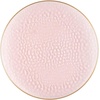 image:imagePARTY BARGAINS 13Inch Charger Plates  8 Pack Organic Collection Black Gold Rim HeavyDuty Disposable Chargers for Elegant Dining  Ideal for Weddings and Formal EventsHammered Pink Gold Rim