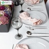 image:imagePARTY BARGAINS 13Inch Charger Plates  8 Pack Organic Collection Black Gold Rim HeavyDuty Disposable Chargers for Elegant Dining  Ideal for Weddings and Formal EventsSilver Rim