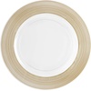 image:imagePARTY BARGAINS 13Inch Charger Plates  8 Pack Organic Collection Black Gold Rim HeavyDuty Disposable Chargers for Elegant Dining  Ideal for Weddings and Formal EventsGold Textured