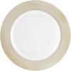 image:imagePARTY BARGAINS 13Inch Charger Plates  8 Pack Organic Collection Black Gold Rim HeavyDuty Disposable Chargers for Elegant Dining  Ideal for Weddings and Formal EventsGold Rope