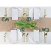 image:imagePARTY BARGAINS 13Inch Charger Plates  8 Pack Organic Collection Black Gold Rim HeavyDuty Disposable Chargers for Elegant Dining  Ideal for Weddings and Formal EventsHammered Clear Gold Rim