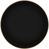 image:imagePARTY BARGAINS 13Inch Charger Plates  8 Pack Organic Collection Black Gold Rim HeavyDuty Disposable Chargers for Elegant Dining  Ideal for Weddings and Formal EventsHammered Black Gold Rim