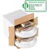 image:imagePARTY BARGAINS 250 Disposable Dinner Set for 50 Guest  Gold Spiral 50 Each 10 Dinner Plates 7 SaladDessert Plates Forks Knives Spoons for Wedding Receptions Banquets Buffets