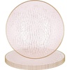 Hammered Pink Gold Rim
