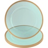 Green With Gold Rim