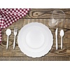image:imageBlue Sky 400Piece Disposable Plastic Knive Set WhiteTea Spoons  2 Pack